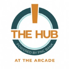 Logo for the Hub at the Arcade powered by PNC
